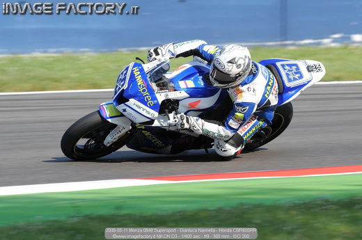 2008-05-11 Monza 0848 Supersport - Gianluca Nannella - Honda CBR600RR